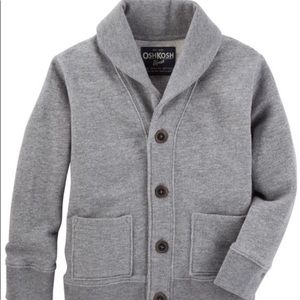 Boys Gray Cardigan size 8